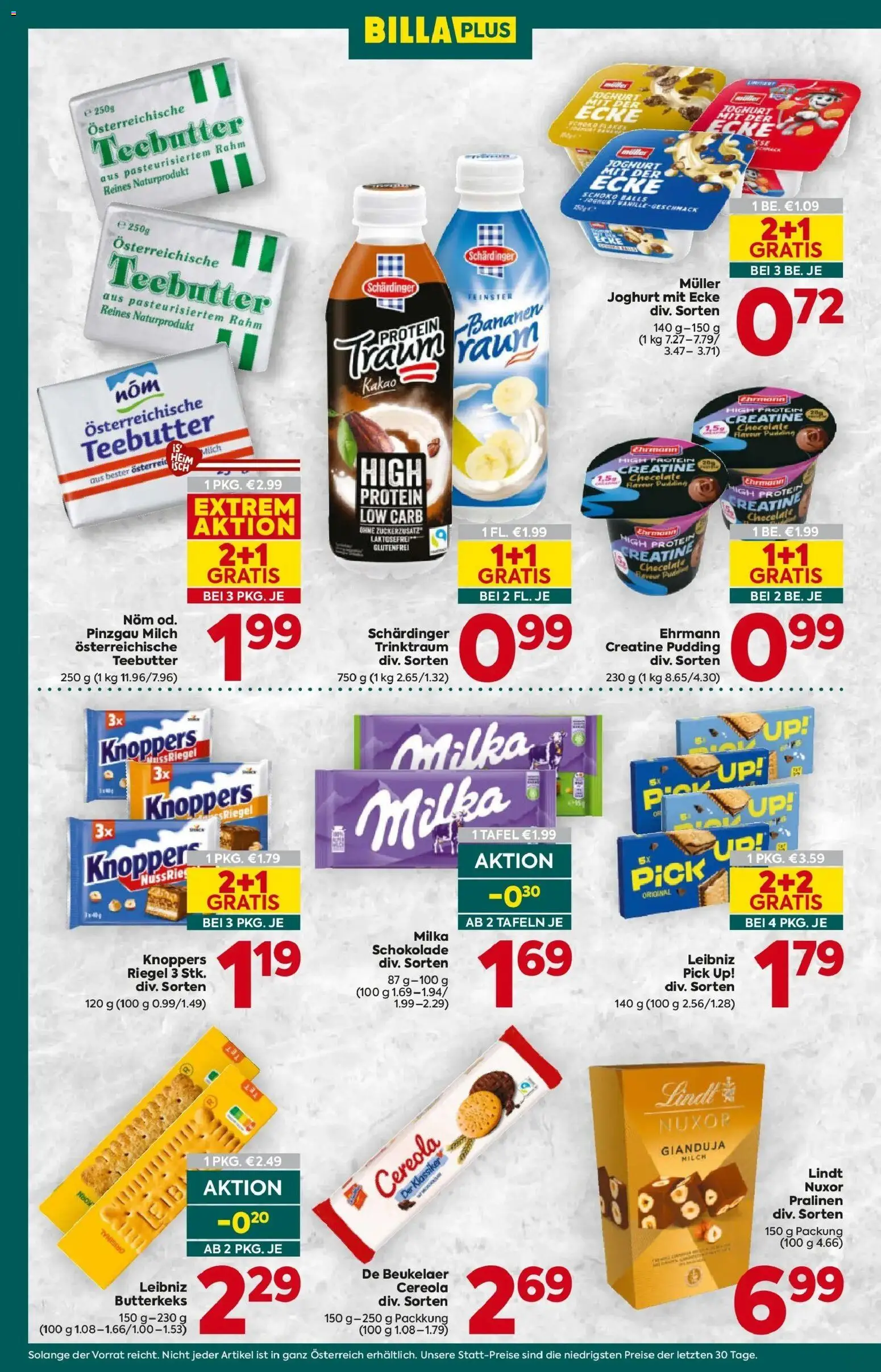 Billa Plus Flugblatt - Niederösterreich gültig ab 08.01.2026 | Seite: 16 | Produkte: Milch, Joghurt, Schokolade, Bananen