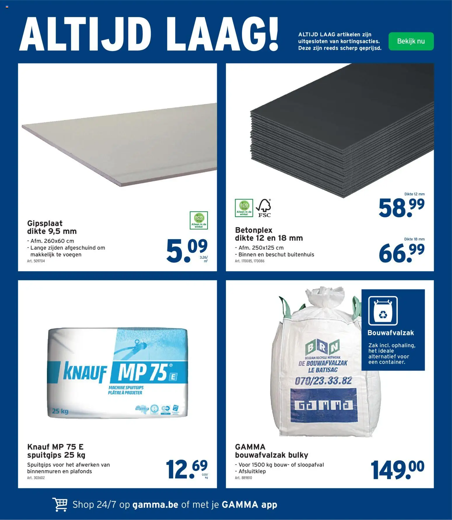 {H1} | Pagina: 8 | Producten: Zak