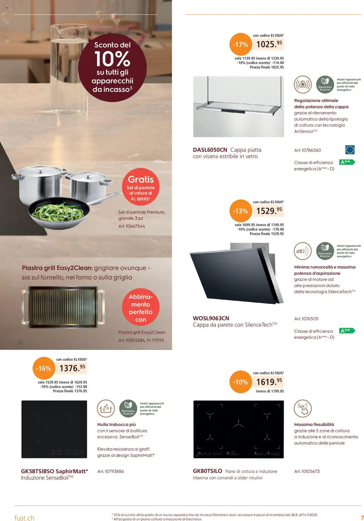 Fust Aktionen Elettrodomestici IT – gültig ab 15.09.2025 | Seite: 7 | Produkte: Grill