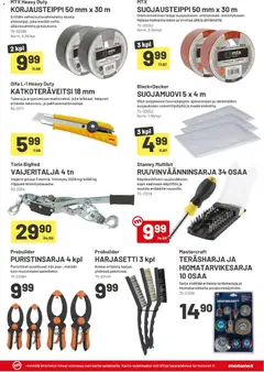 Motonet-mainoslehti voimassa 25.02.2026 alkaen | Sivu: 3 | Tuotteet: Teippi