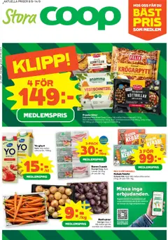 Stora Coop - Boden - Förhandsvisning av reklamblad från butik Stora Coop aktuell från 08.09.2025