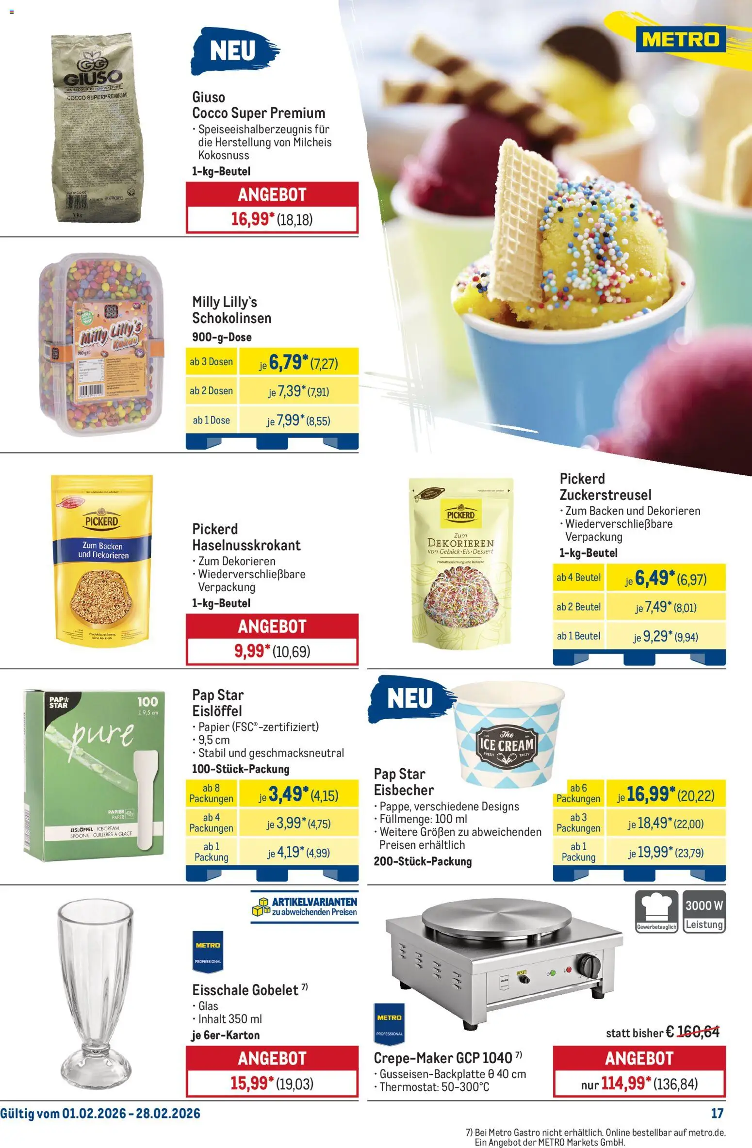 Metro Monats-Menü – gültig ab 01.02.2026 | Seite: 17