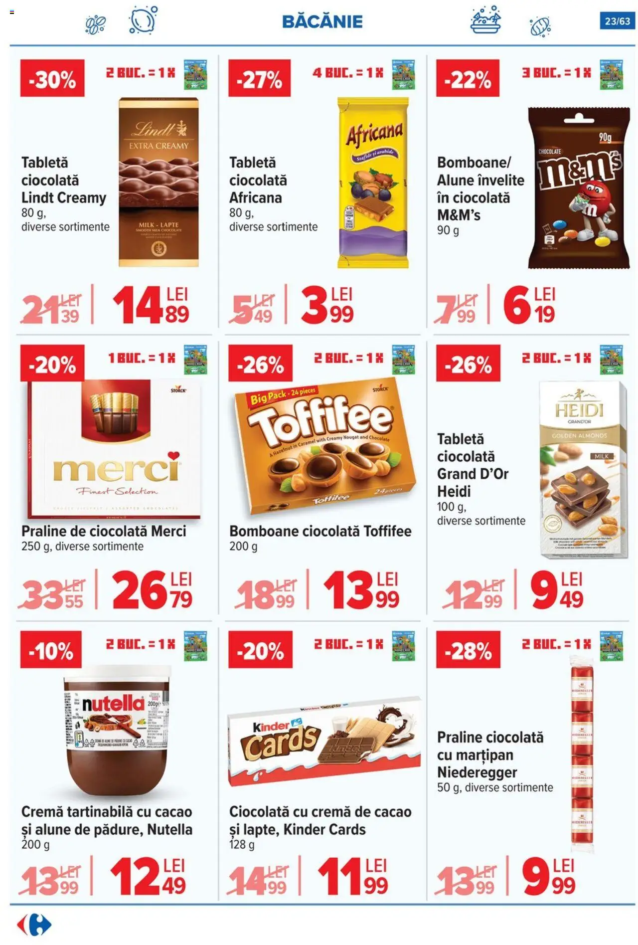 Noul catalog Carrefour – valabil de la 01.10.2025 | Pagină: 24 | Produse: Tabletă, Alune, Ciocolată, Stafide