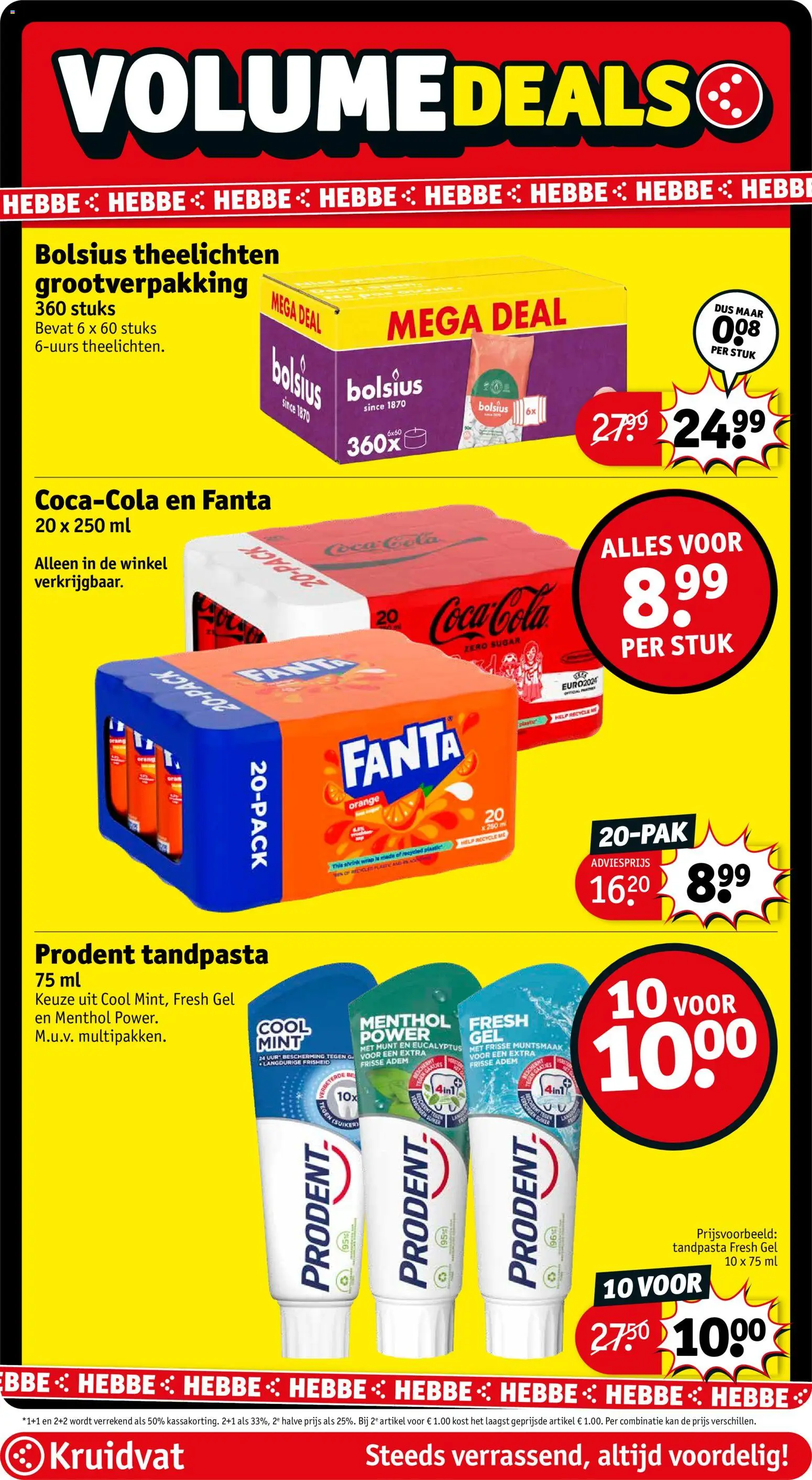 {H1} | Pagina: 5 | Producten: Munt, Waffelini, Coca Cola, Fanta