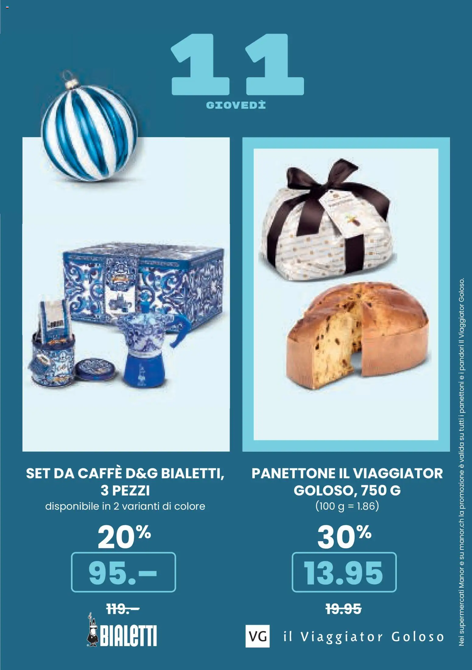 Manor Aktionen Calendario dell'Avvento – gültig ab 01.12.2025 | Seite: 13