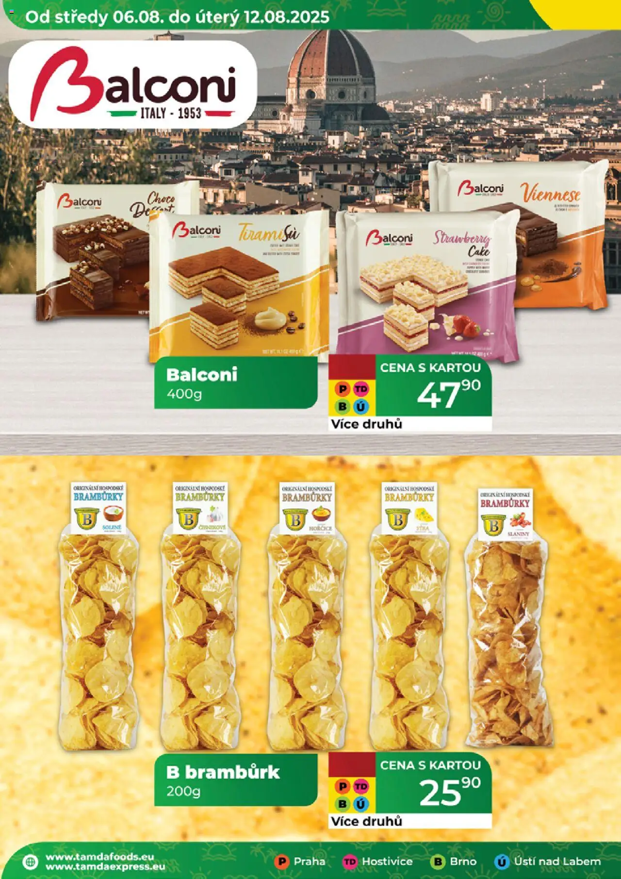 Tamda Foods leták od 06.08.2025 | Strana: 30 | Produkty: Tiramisu, Bramburky, Hořčice