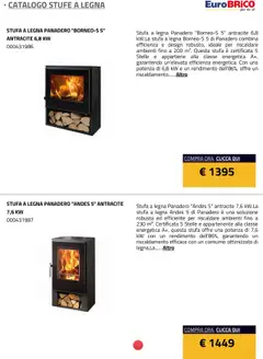 Anteprima del volantino Eurobrico Stufe a Legna catalogo valido a partire dal 23.07.2025 | Pagina: 31
