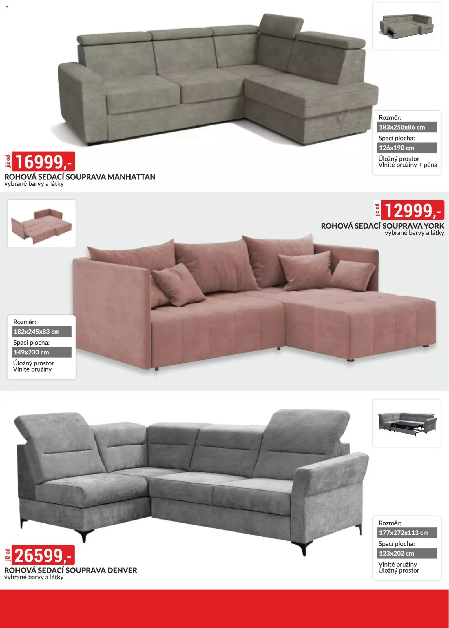 BAUMAX leták - Objevte svět nábytku od 01.04.2026 | Strana: 14 | Produkty: Sedací souprava, Manhattan, Barvy