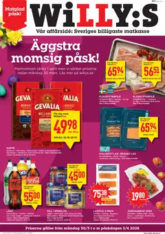 Willys erbjudanden - Förhandsvisning av reklamblad från butik Willys aktuell från 30.03.2026