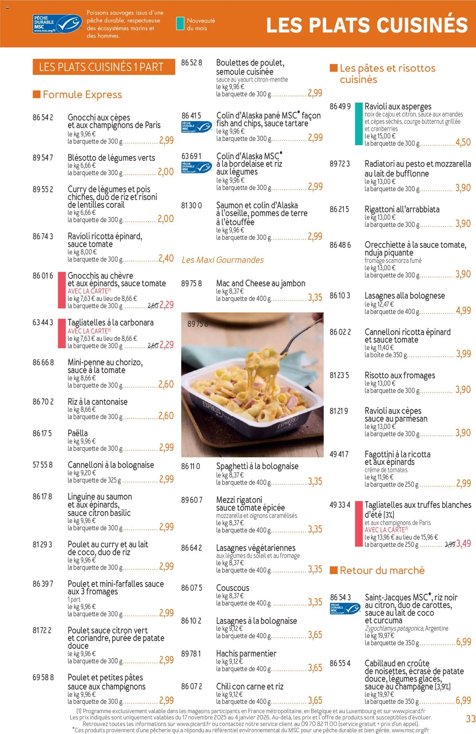 {H1} | Page: 33 | Produits: Citron vert, Champagne, Lait, Crème