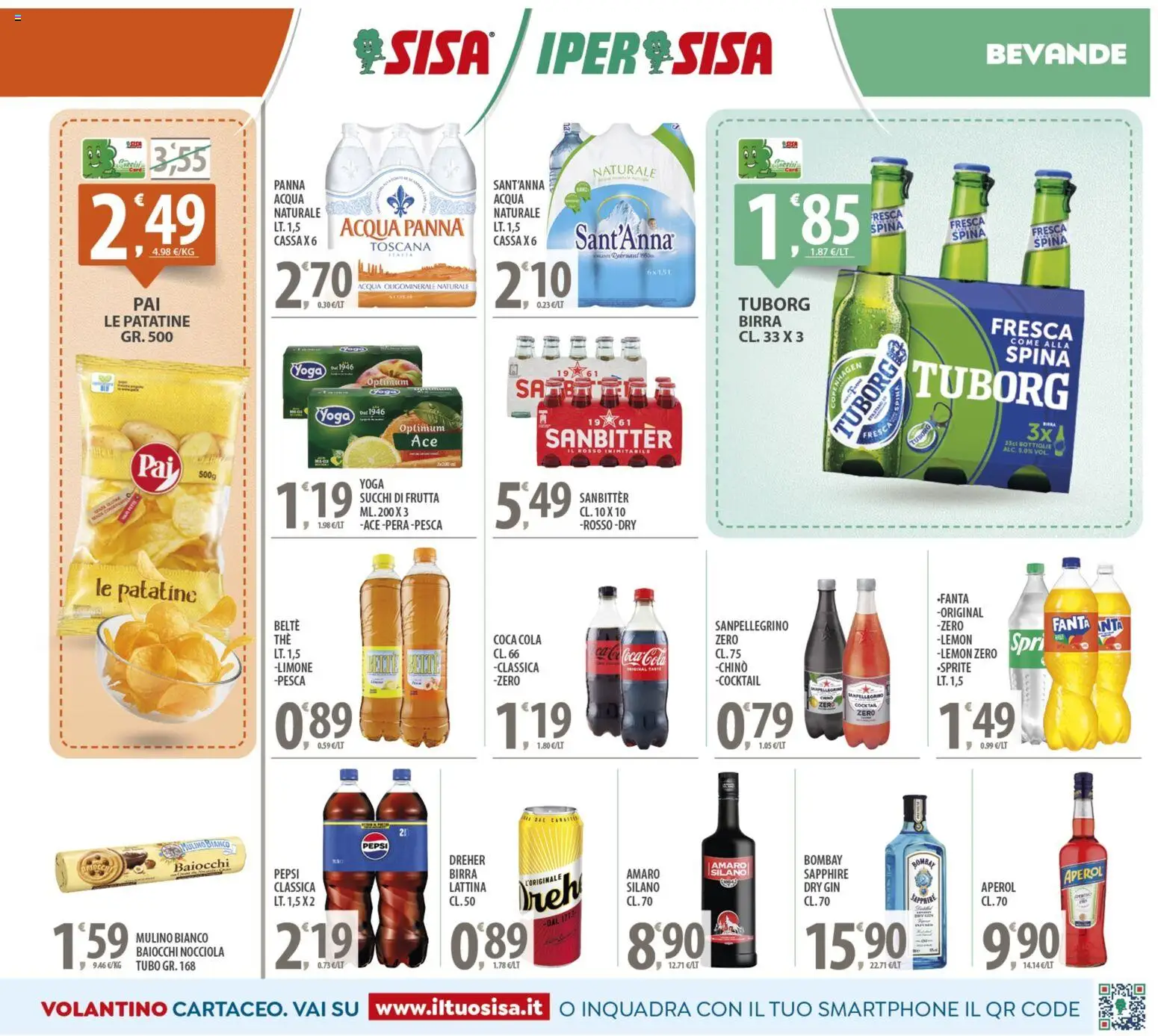 Volantino SISA del 24.10.2025 | Pagina: 11 | Prodotti: Gin, Panna, Acqua, Tubo
