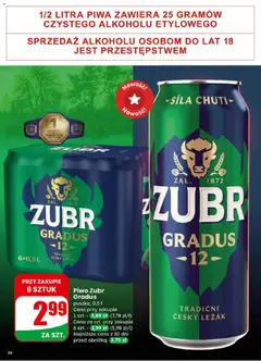 Pogląd oferty "Piwo Zubr Gradus, puszka, 0,5 l" - ważna od 11.02.2026 | Strona: 56