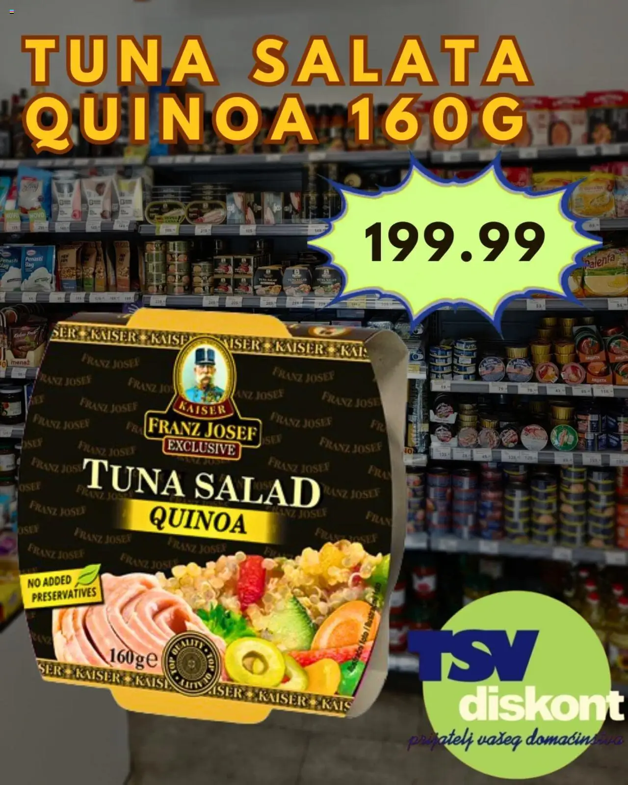 TSV Diskont katalog - važi od 07.08.2025 | Strana: 9 | Proizvode: Kaiš, Salata, Quinoa
