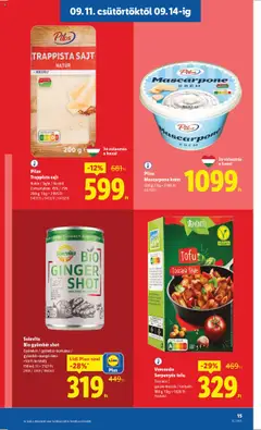 Lidl akciós ujság - amely érvényes a következő dátumtól: 11.09.2025 | Oldal: 15