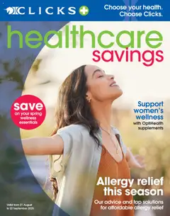 Preview of Clicks specials valid from 21.08.2025