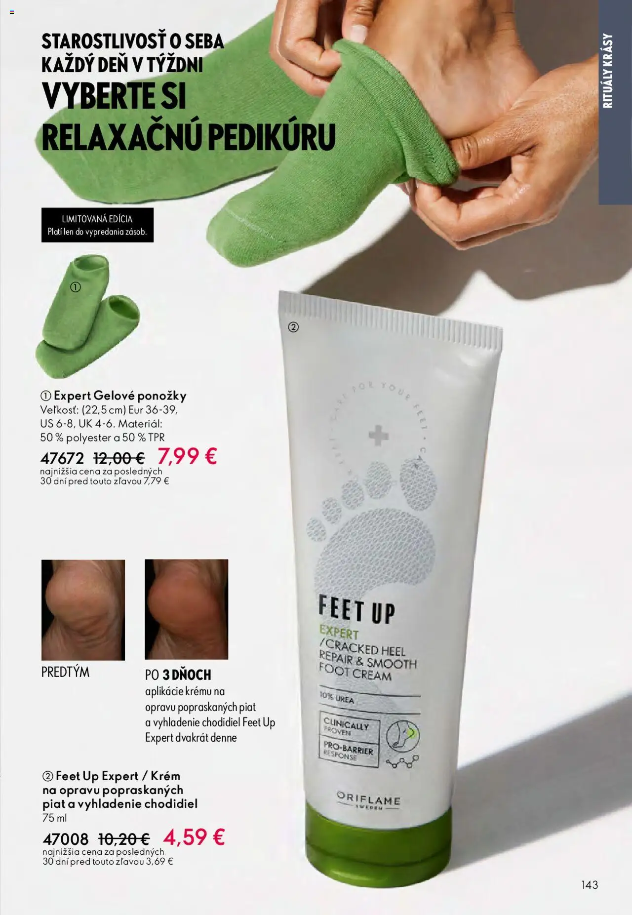 Katalóg Oriflame 13 2025 │ platný od 07.09.2025 | Strana: 143 | Produkty: Ponožky, Krém