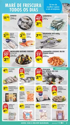 PESCADA DA ARGENTINA, ATÉ 500g A granel │ válido de 16.09.2025 | Página: 7 | Produtos: Dourada, Pescada, Camarão, Peixe