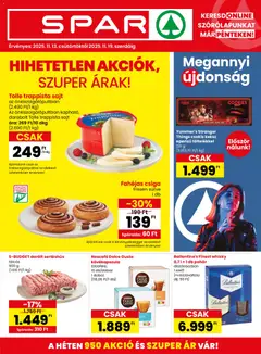 Spar Black Friday - amely érvényes a következő dátumtól: 13.11.2025