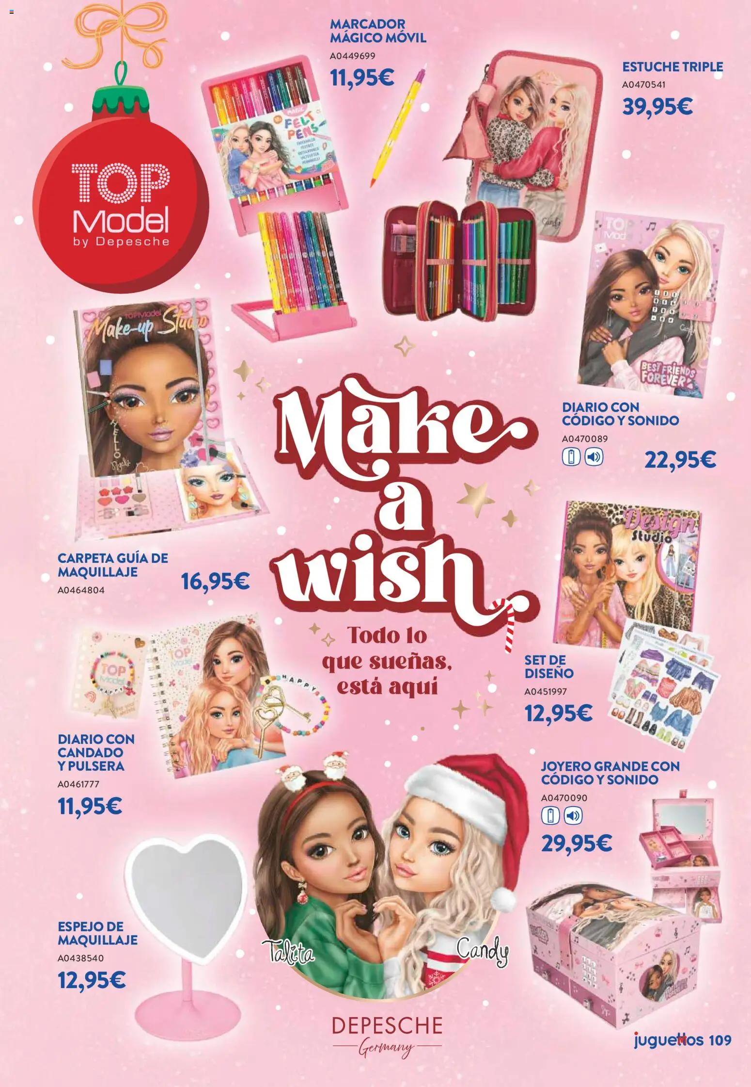 Juguettos catálogo Navidad │ válido desde el 27.10.2025 | Página: 109 | Productos: Maquillaje, Espejo