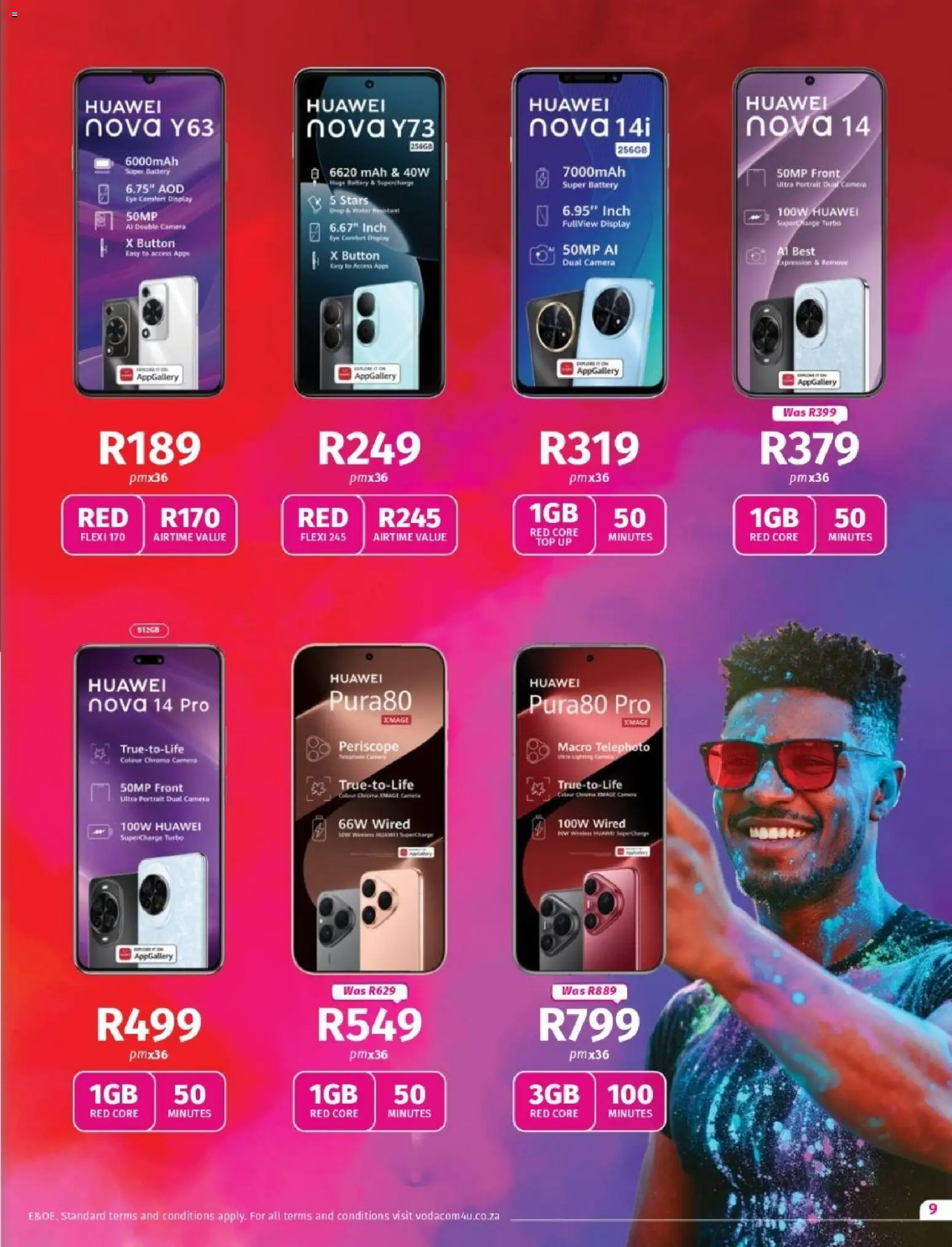 New Vodacom catalogue – valid from 06.03.2026 | Page: 9 | Products: Camera, Battery
