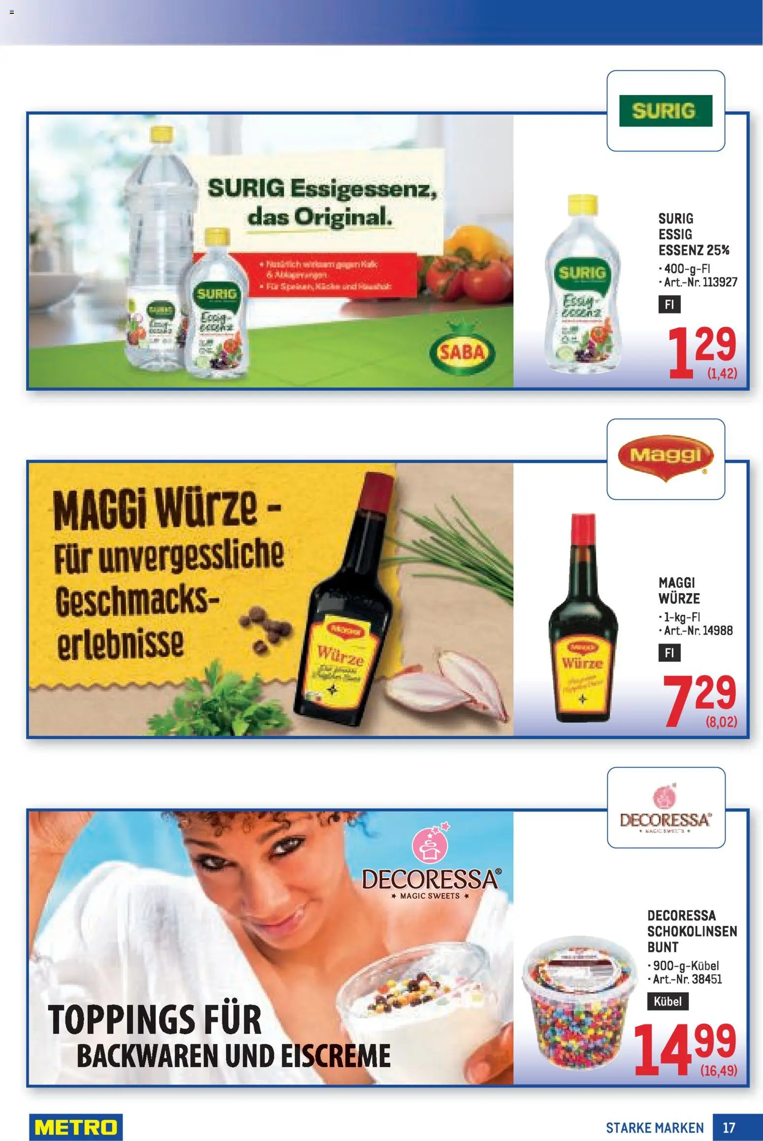 Metro Starke Marken gültig ab 13.11.2025 | Seite: 17
