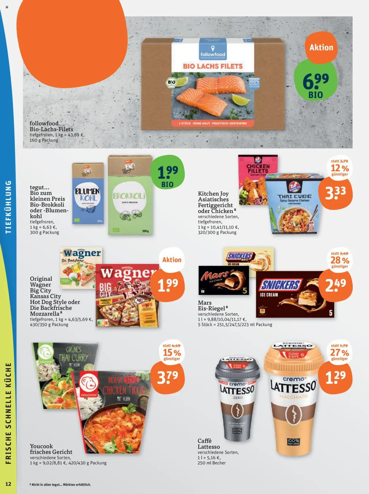 Tegut Prospekt 	 – gültig ab 25.09.2025 | Seite: 14 | Produkte: Youcook, Blumen, Küche, Lachs