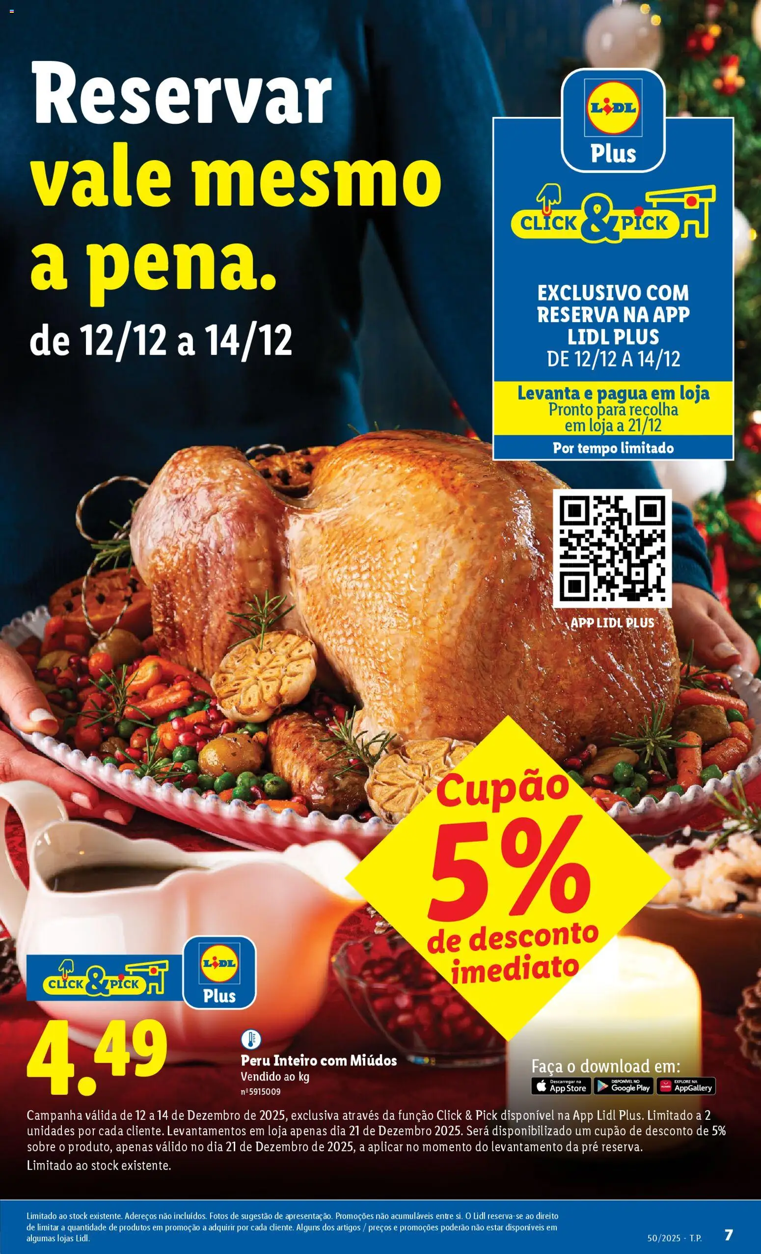 Lidl folheto │ válido de 08.12.2025 | Página: 7 | Produtos: Faca, Peru