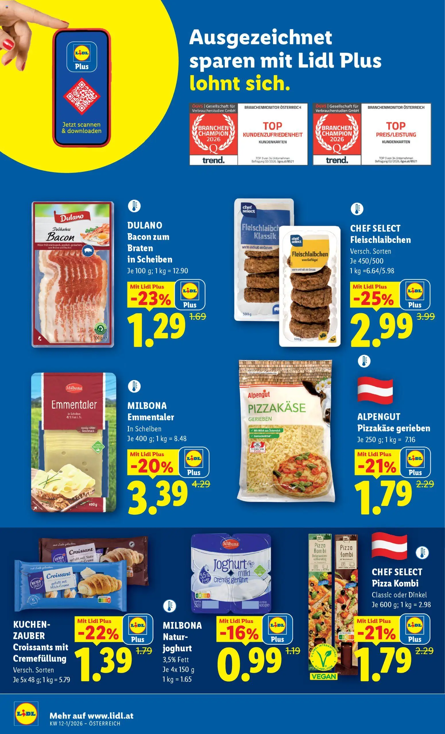 Lidl - Flugblatt gültig ab 12.03.2026 | Seite: 41 | Produkte: Milch, Joghurt, Pizza