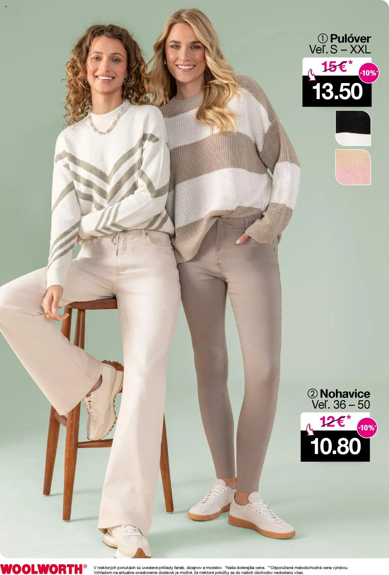 Nové Woolworth akcie – leták je platný od 05.12.2025 | Strana: 3 | Produkty: Nohavice