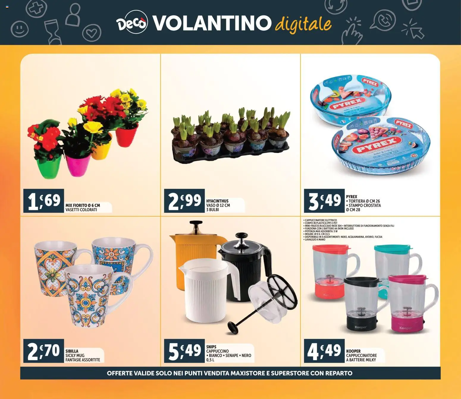 Volantino Decò del 20.01.2026 | Pagina: 29 | Prodotti: Tortiera, Batterie, Vaso