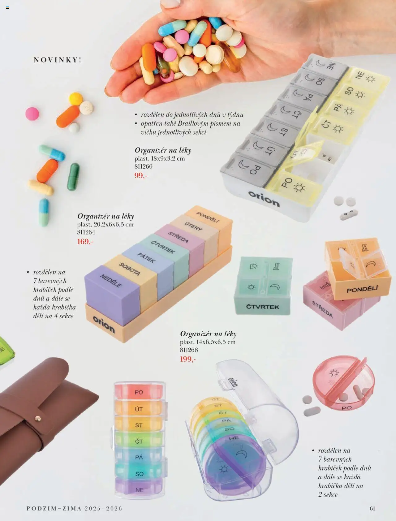 Orion katalog - Podzim/zima od 23.09.2025 | Strana: 61 | Produkty: Organizér, Krabička