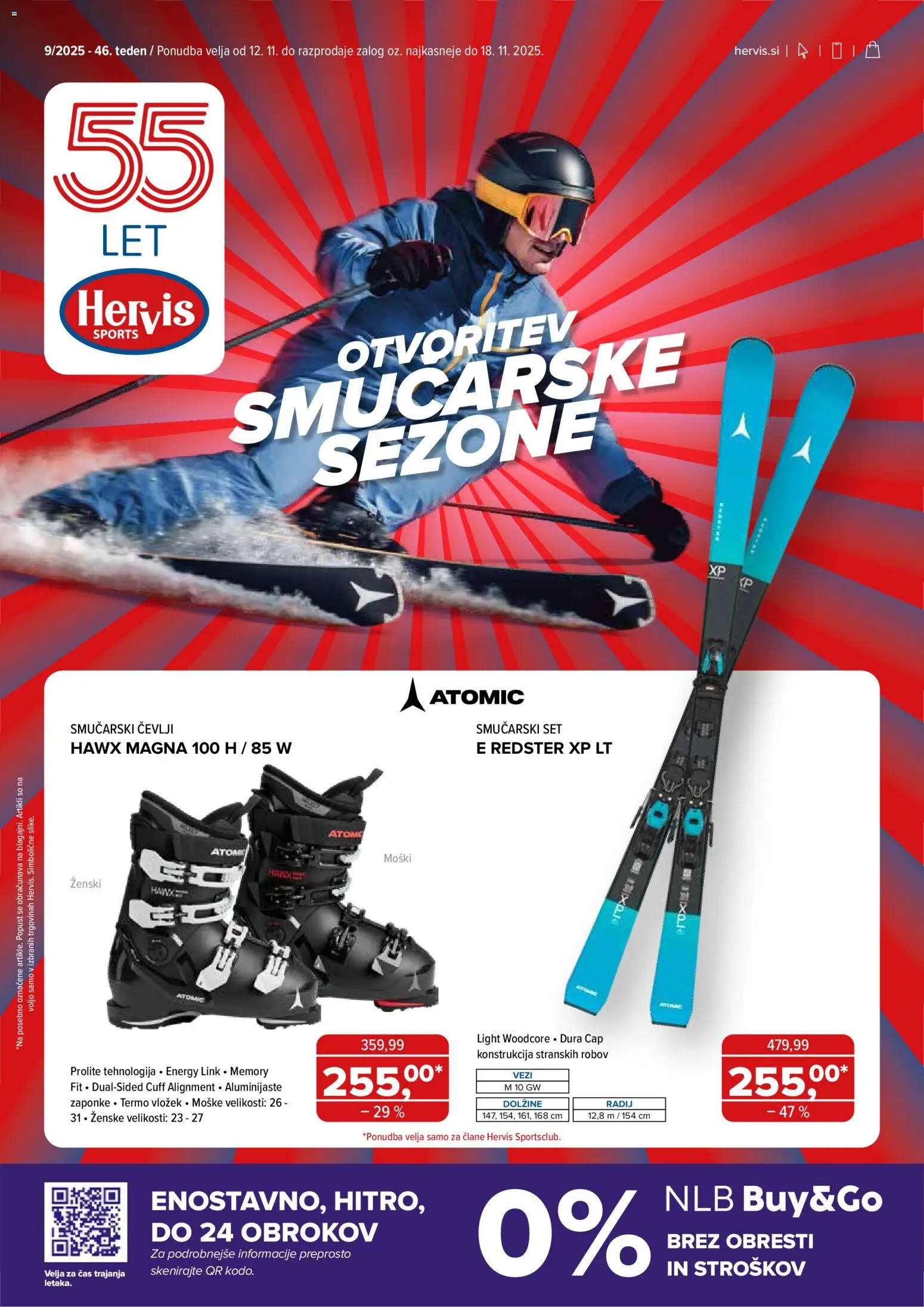 Novi Hervis katalog ponudbe – veljaven od 12.11.2025 | Stran: 1 | Izdelki: Cevlji