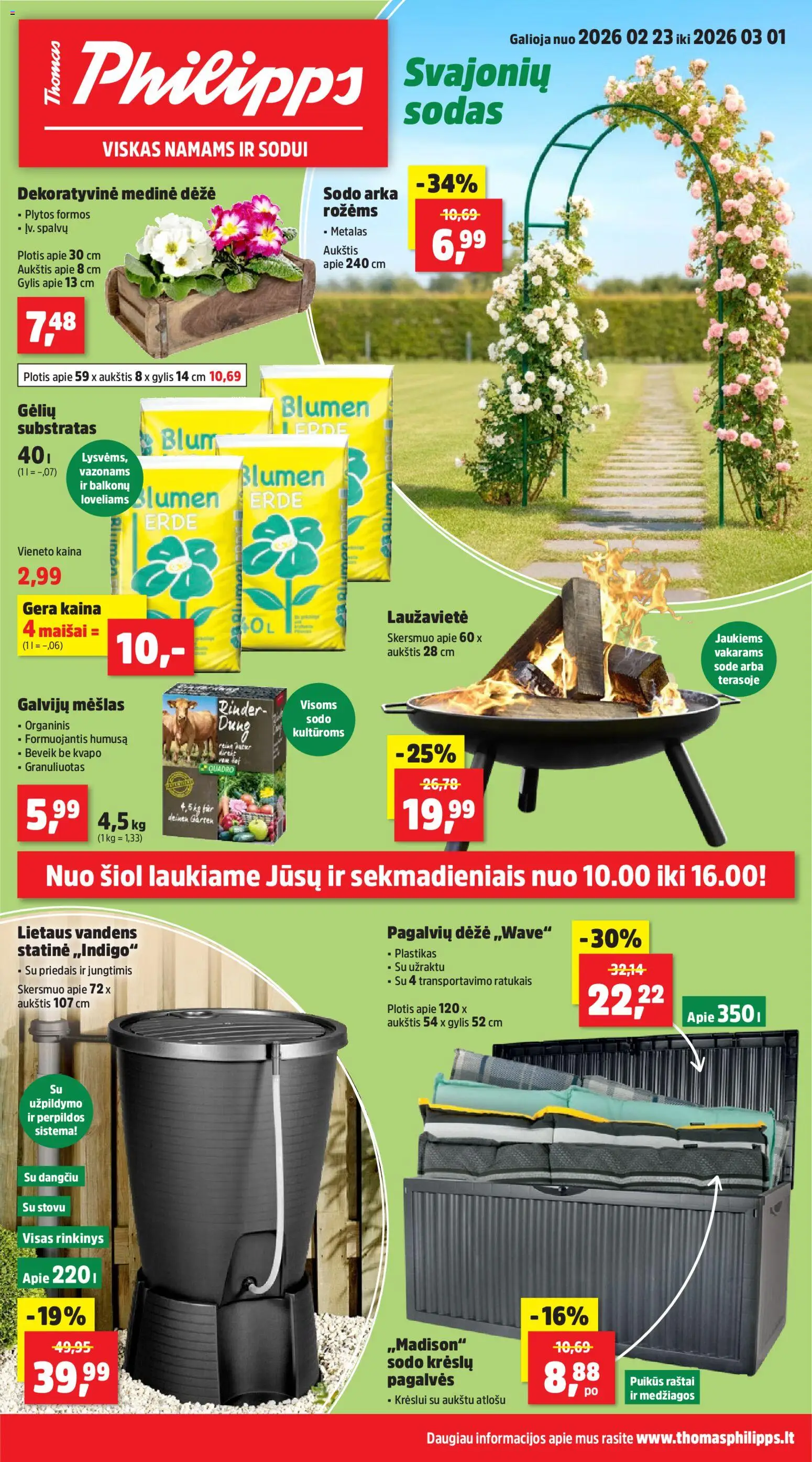 Thomas Philipps akcijos nuo 23.02.2026 | Puslapis: 1 | Prekių: Dėžė