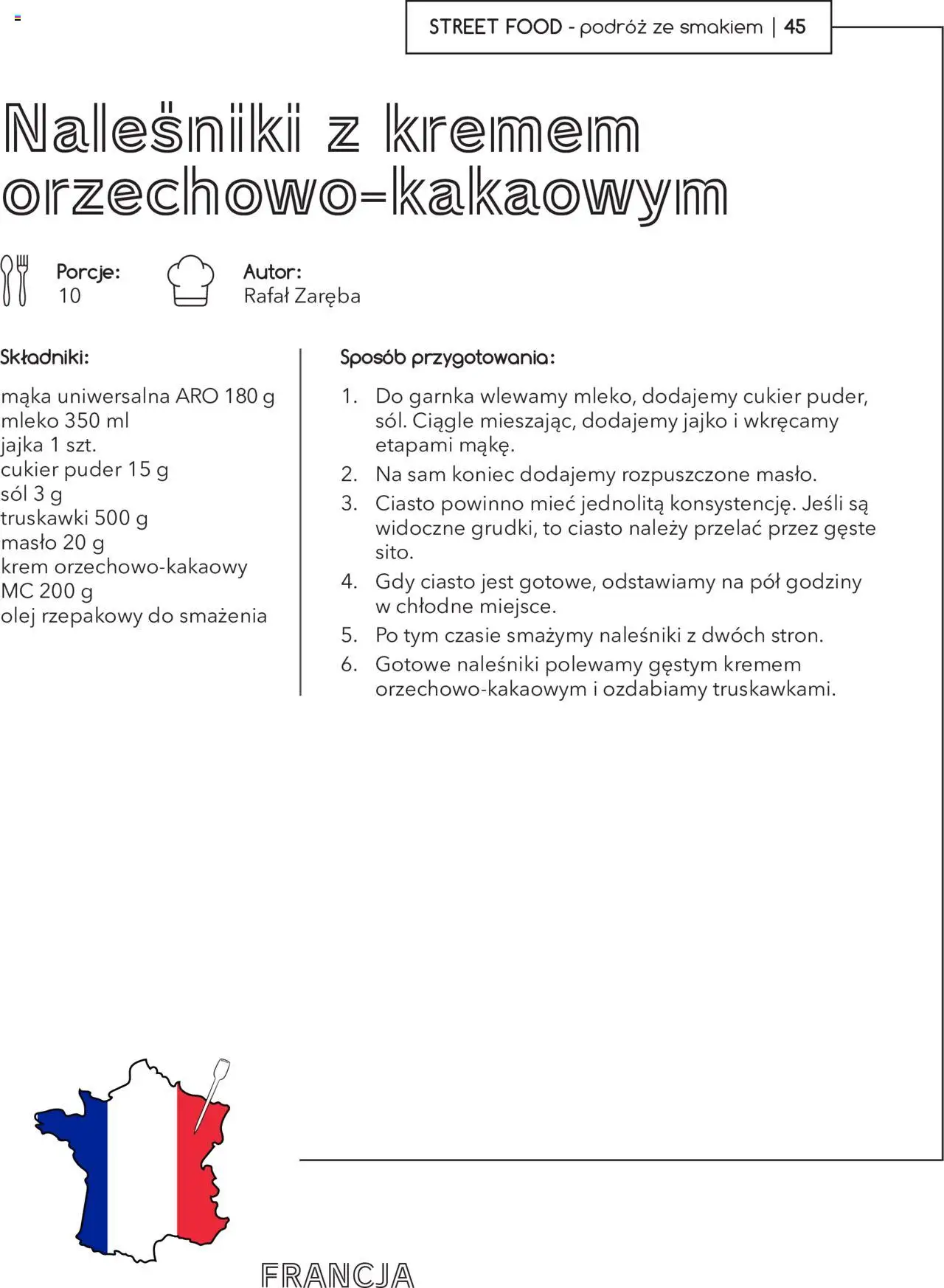 Makro Gazetka Street food podróże ze smakiem od 01.01.2024 | Strona: 45 | Produkty: Olej, Truskawki, Krem, Sól