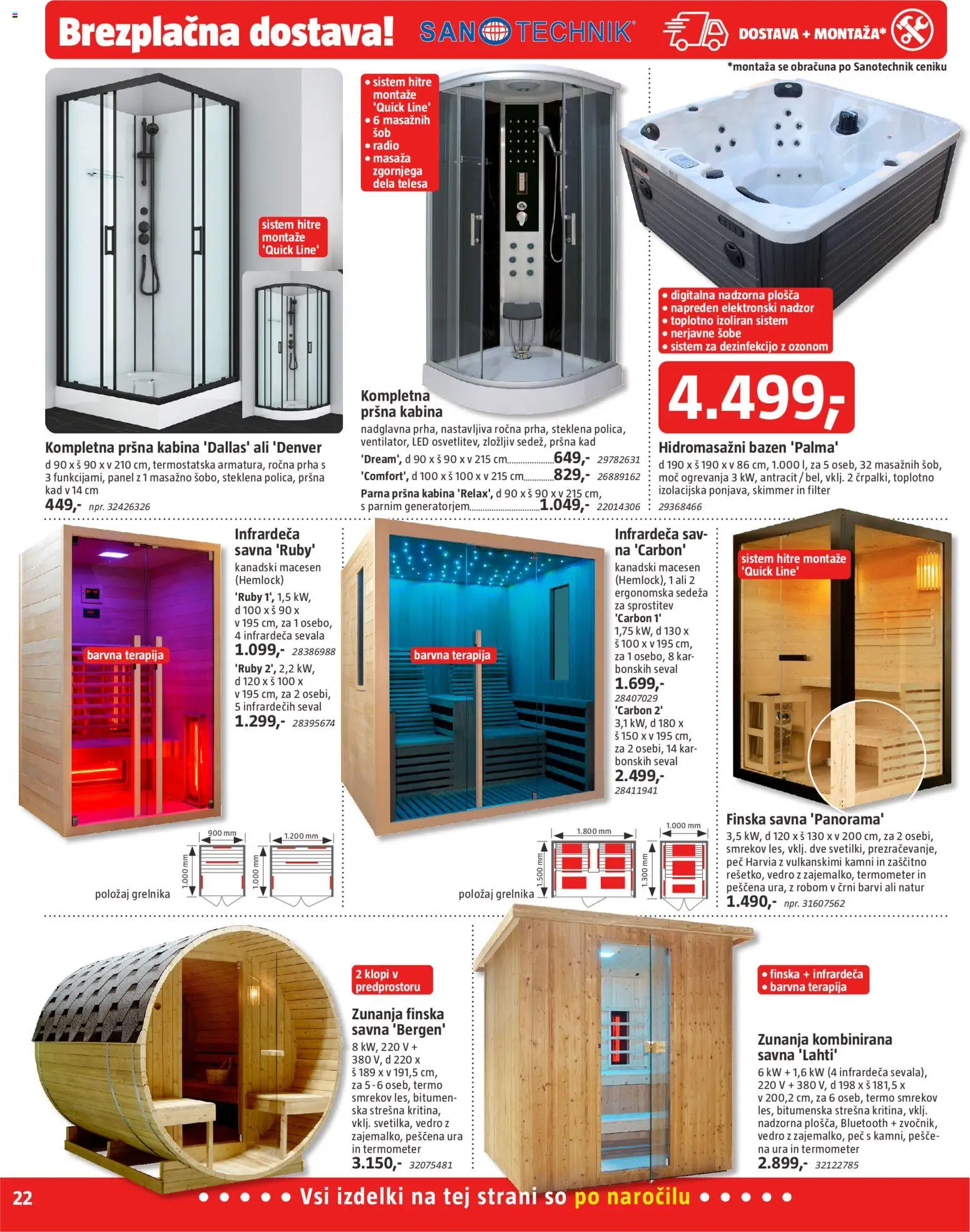 Novi Bauhaus katalog ponudbe – veljaven od 06.11.2025 | Stran: 22 | Izdelki: Ura, Radio, Termometer, Prha