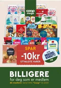Forhåndsvisning av Coop Mega kundeavis gyldig fra 16.03.2026 | Side: 21 | Produkter: Jordnødder, Juice, Fersken, Дитяча кухня