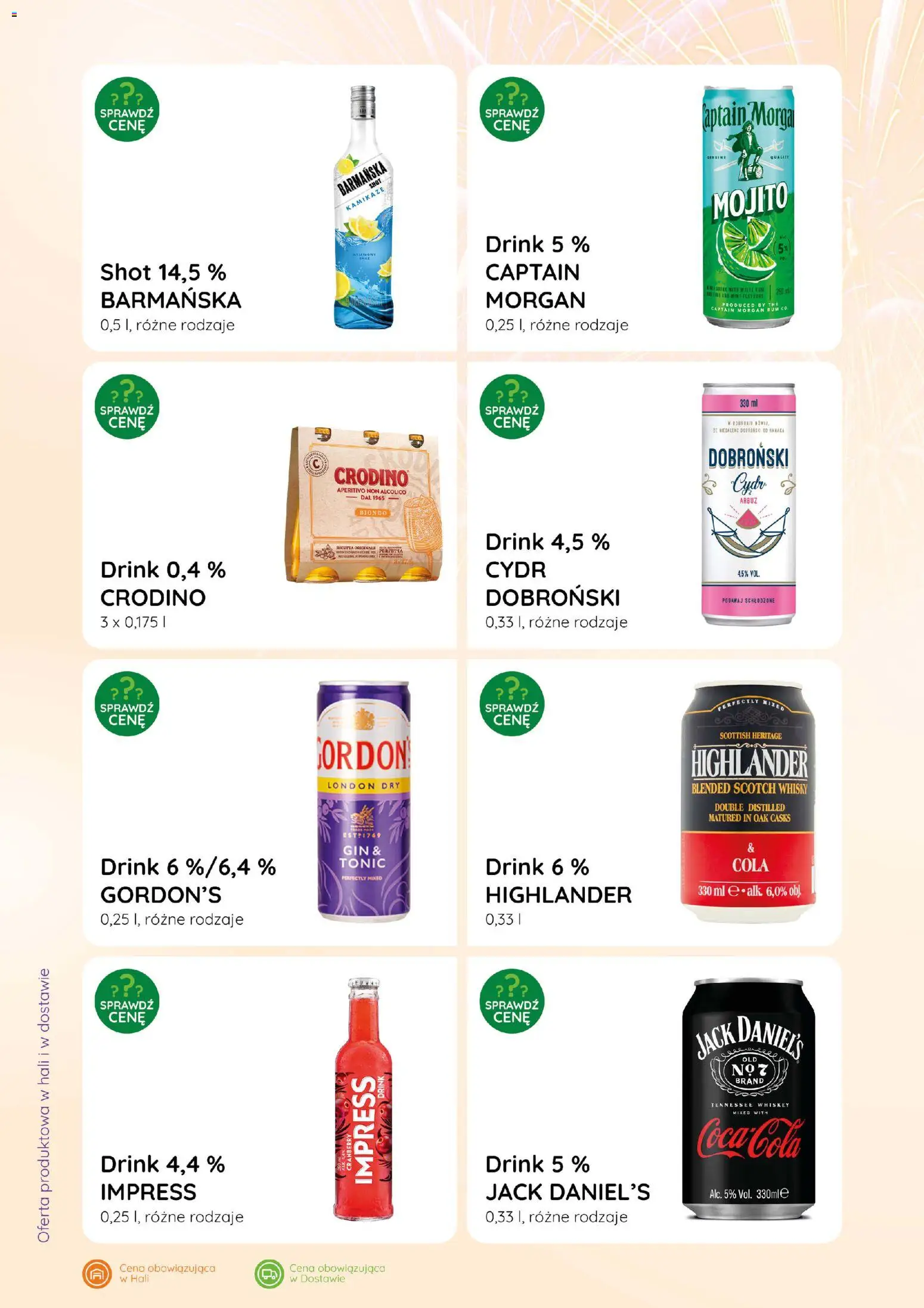 Eurocash Gazetka - Katalog Alkoholowy od 01.01.2026 | Strona: 46 | Produkty: Arbuz, Captain Morgan, Gin, Whisky