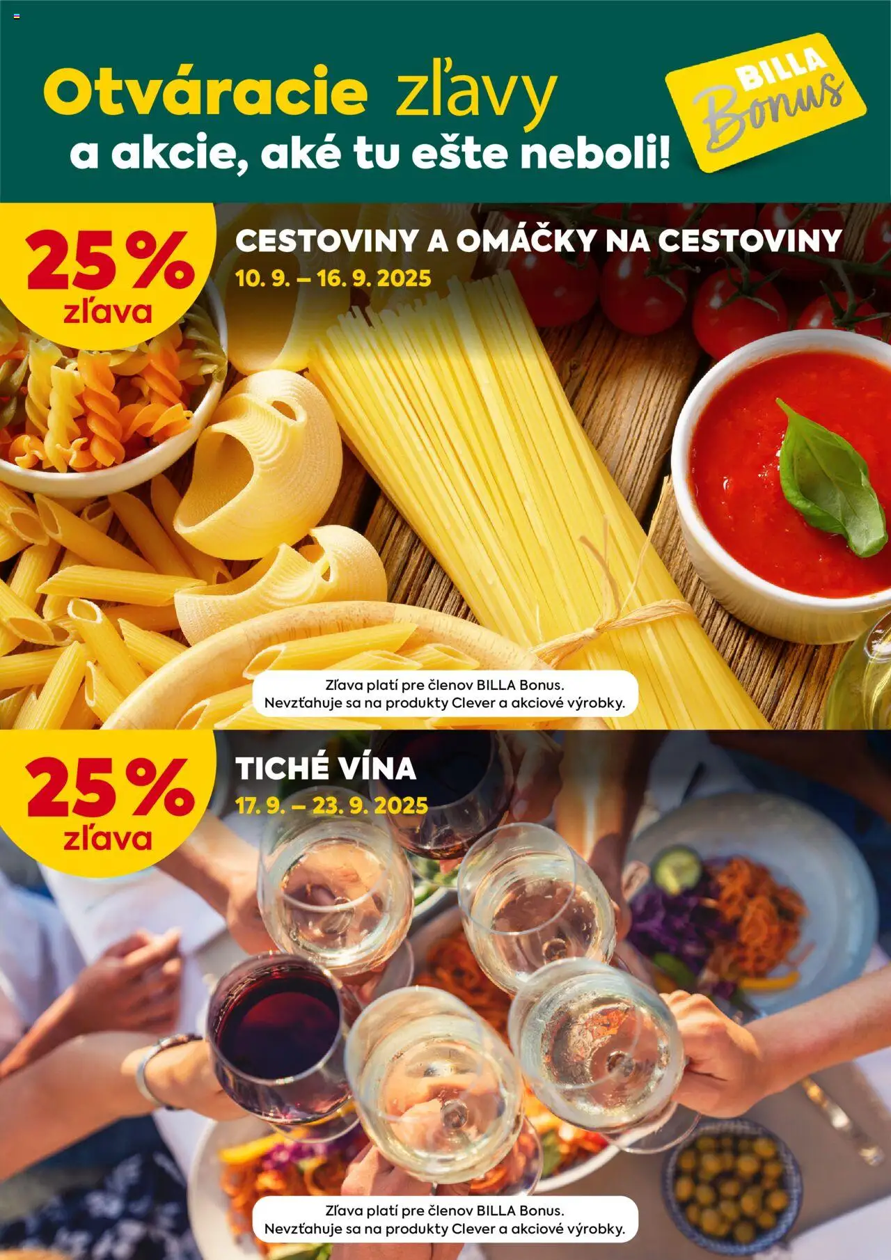 Billa špeciálna ponuka │ platný od 27.08.2025 | Strana: 4 | Produkty: Cestoviny