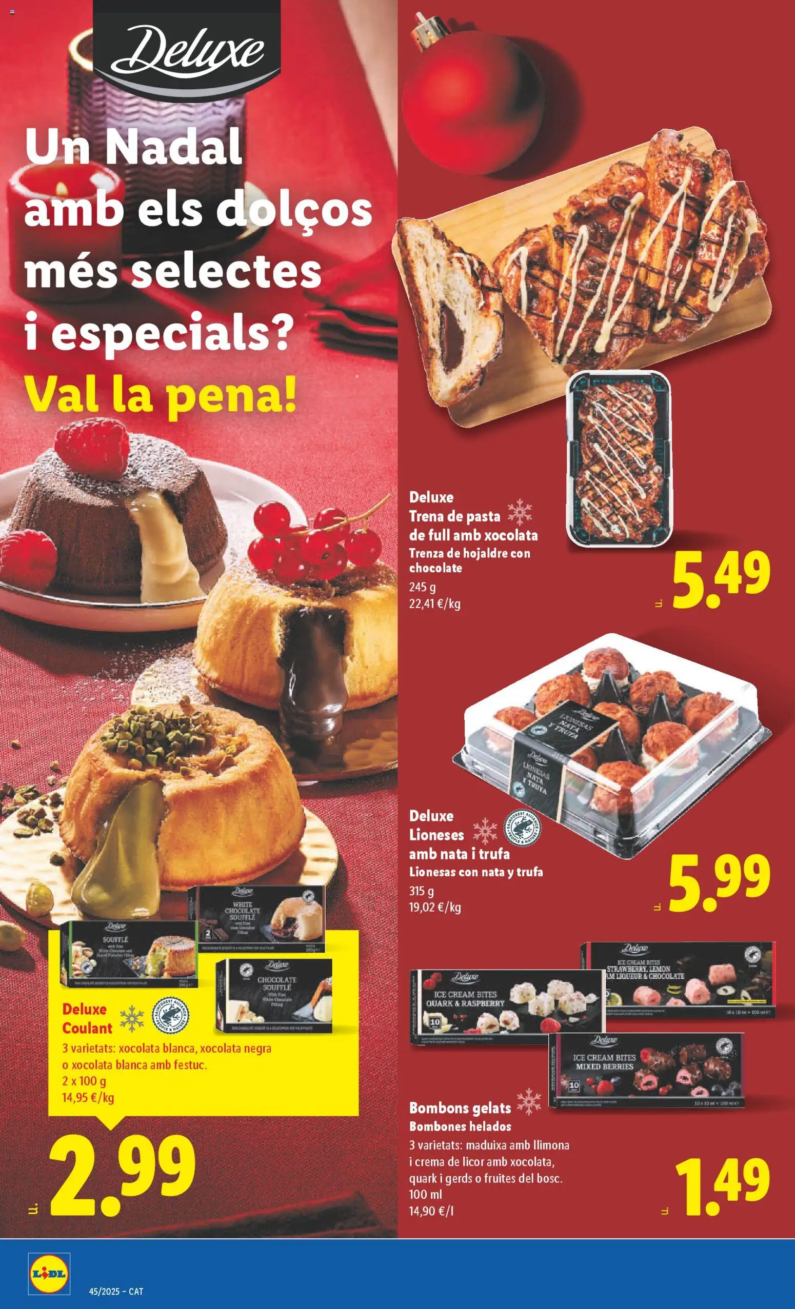 Lidl folleto │ válido desde el 03.11.2025 | Página: 32 | Productos: Licor, Chocolate, Pasta, Crema