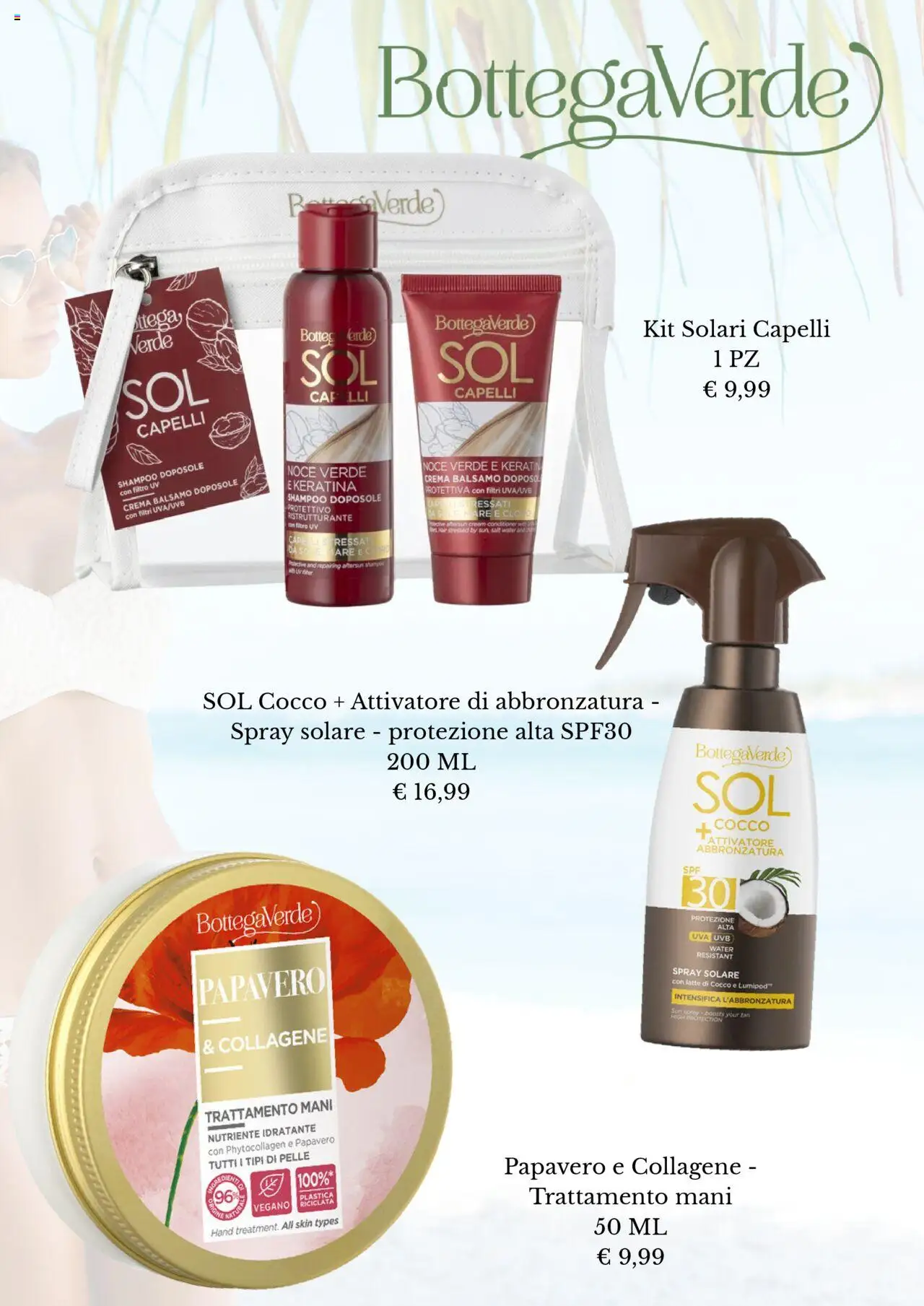 Volantino Bottega Verde del 21.07.2025 | Pagina: 5 | Prodotti: Shampoo, Balsamo, Crema, Uva
