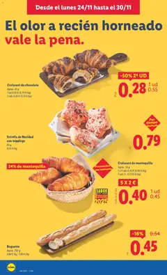 Vista previa Croissant de chocolate, Aprox. 81 g válido desde el 24.11.2025 | Página: 14 | Productos: Chocolate, Croissant, Συσκευή ροής