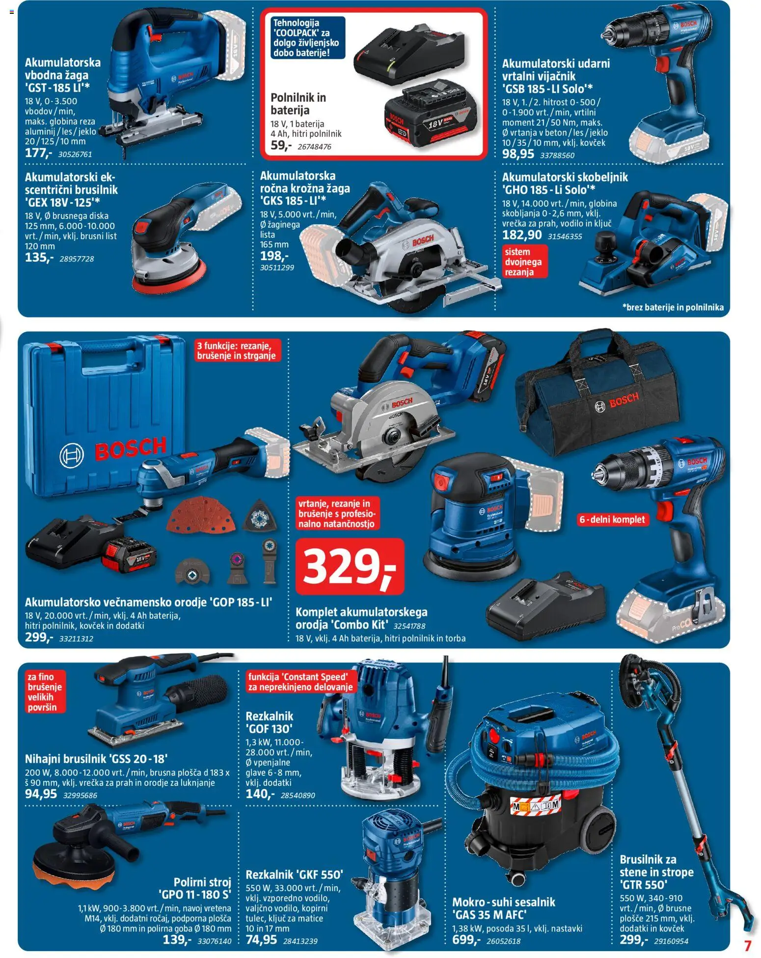 Novi Bauhaus katalog ponudbe – veljaven od 29.01.2026 | Stran: 7 | Izdelki: Baterija, Torba, Beton, Kovcek