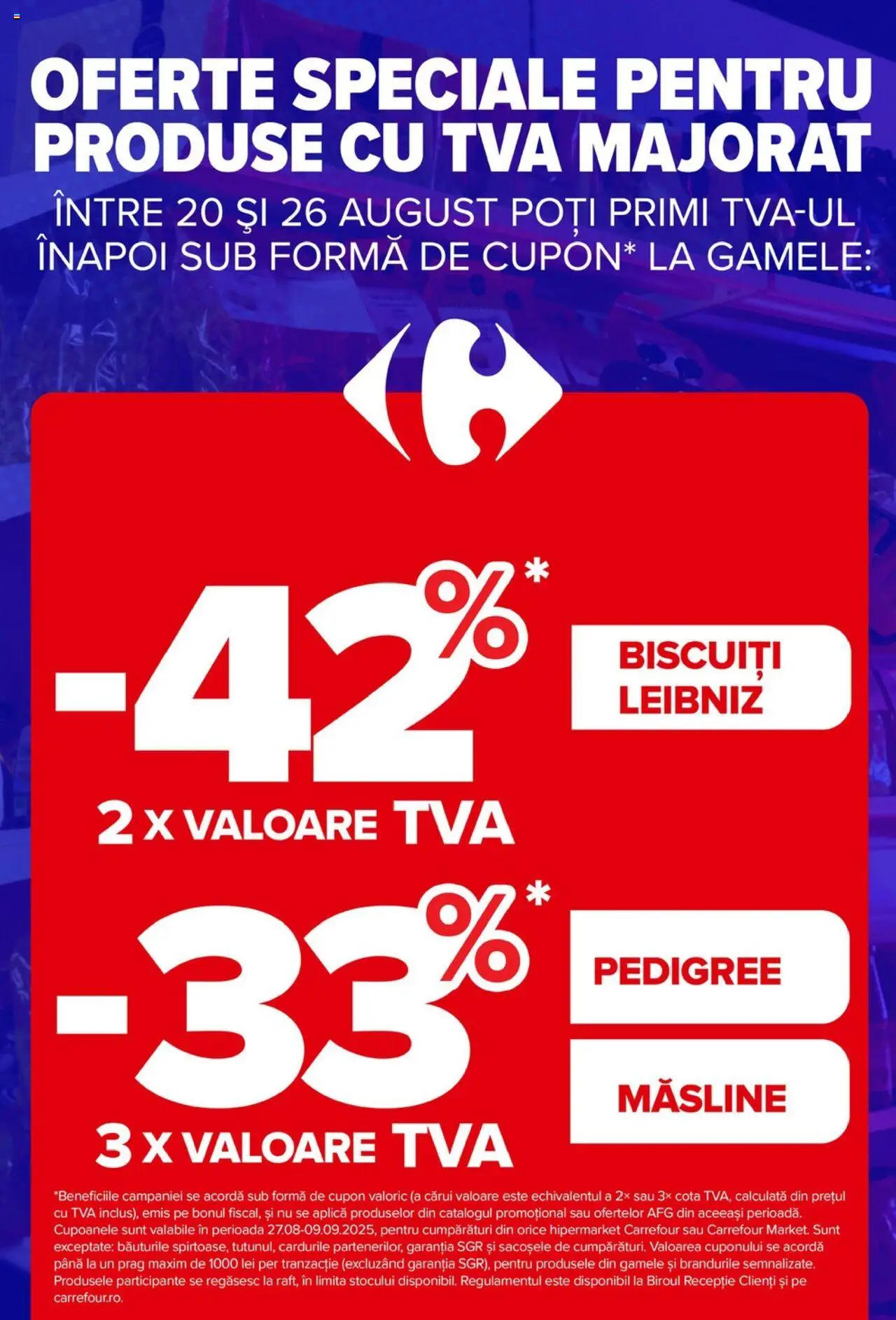 Catalog Carrefour – valabil de la 20.08.2025 | Pagină: 2 | Produse: Măsline, Biscuiți