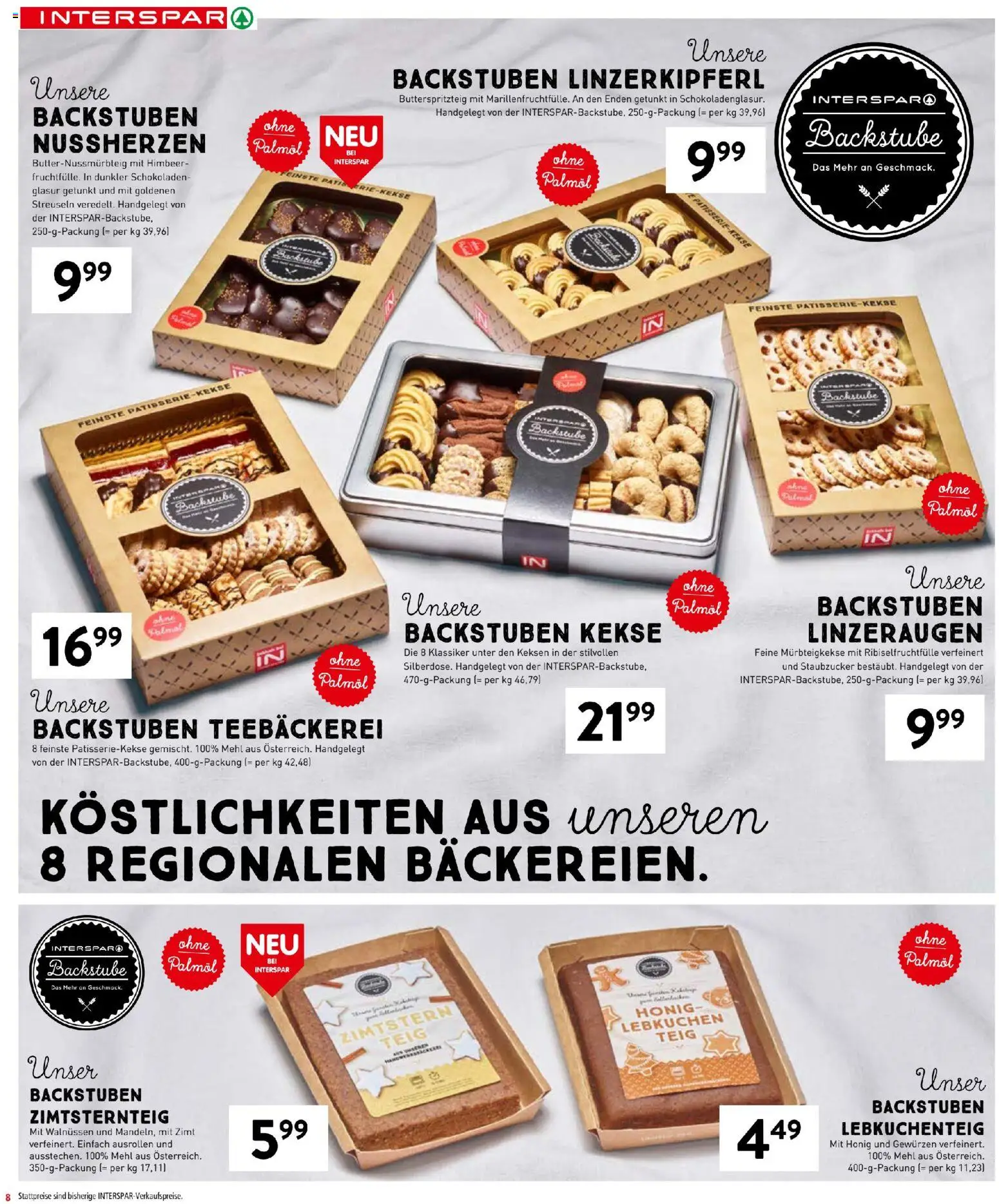 Interspar Flugblatt gültig ab 13.11.2025 | Seite: 8 | Produkte: Kekse
