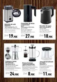 Vista previa Eroski - Kafearen Txokoa válido desde el 06.11.2025 | Página: 2 | Productos: Leche, Café, Cafetera, Prensa