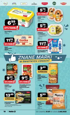Netto gazetka - Spożywcza od 31.07.2025 | Strona: 10 | Produkty: Sałatka bulgur, Bulgur, Pierogi, Suszone pomidory