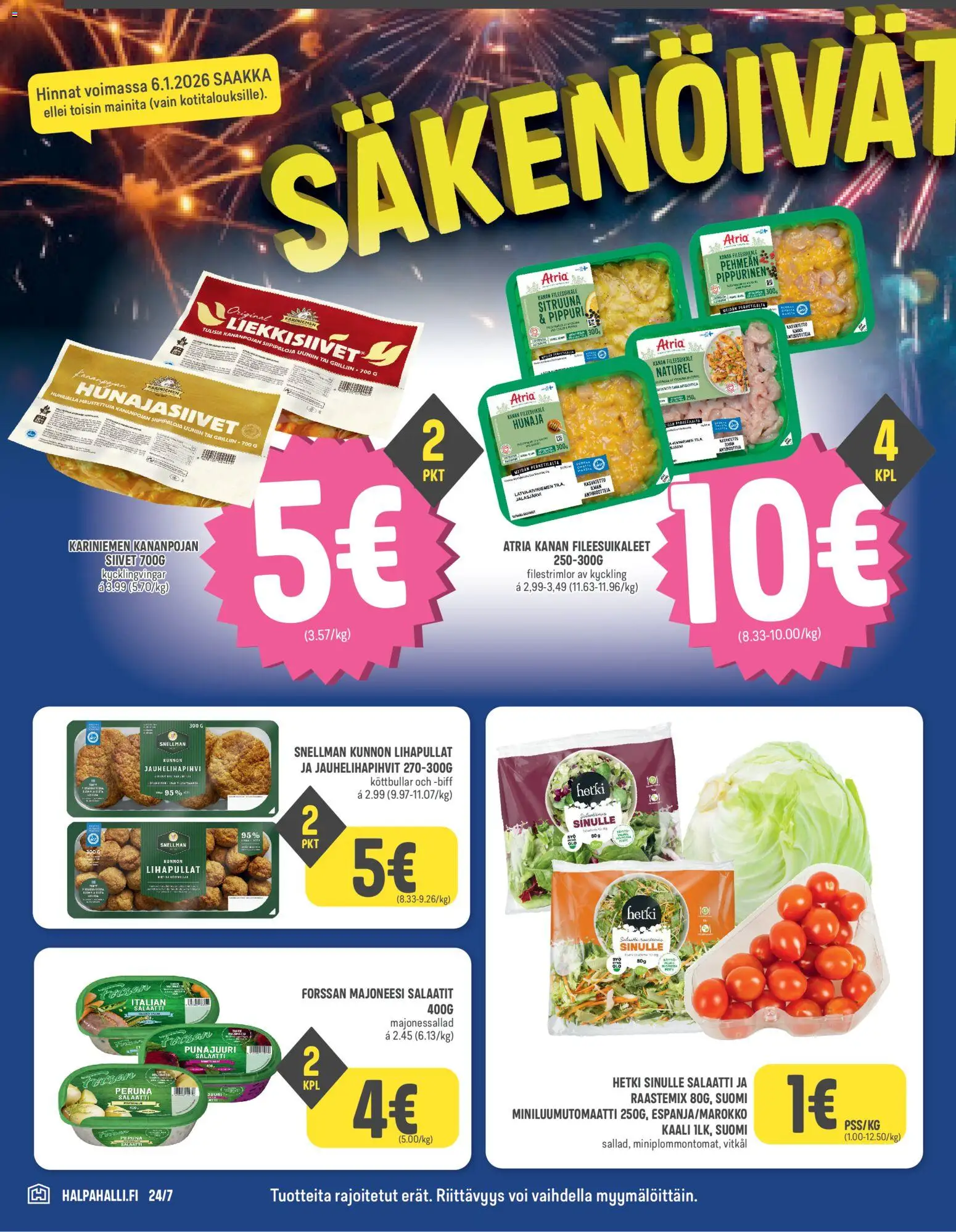 Halpa Halli tarjoukset – voimassa 29.12.2025 alkaen | Sivu: 2