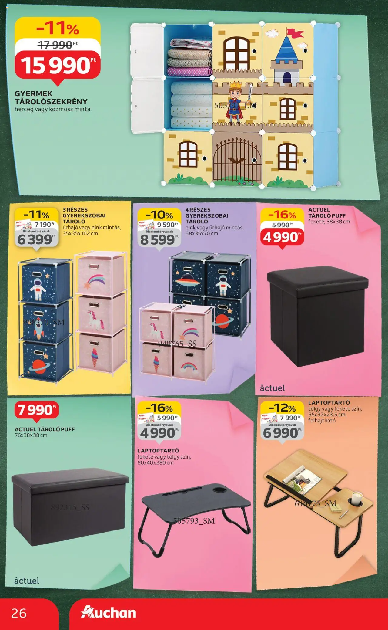 Auchan akciós ujság - amely érvényes a következő dátumtól: 07.08.2025 | Oldal: 26 | Termékek: Puff