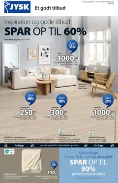 Eksempel på tilbudsavis JYSK - Tilbudsavis fra butik JYSK gyldig fra 15.08.2025