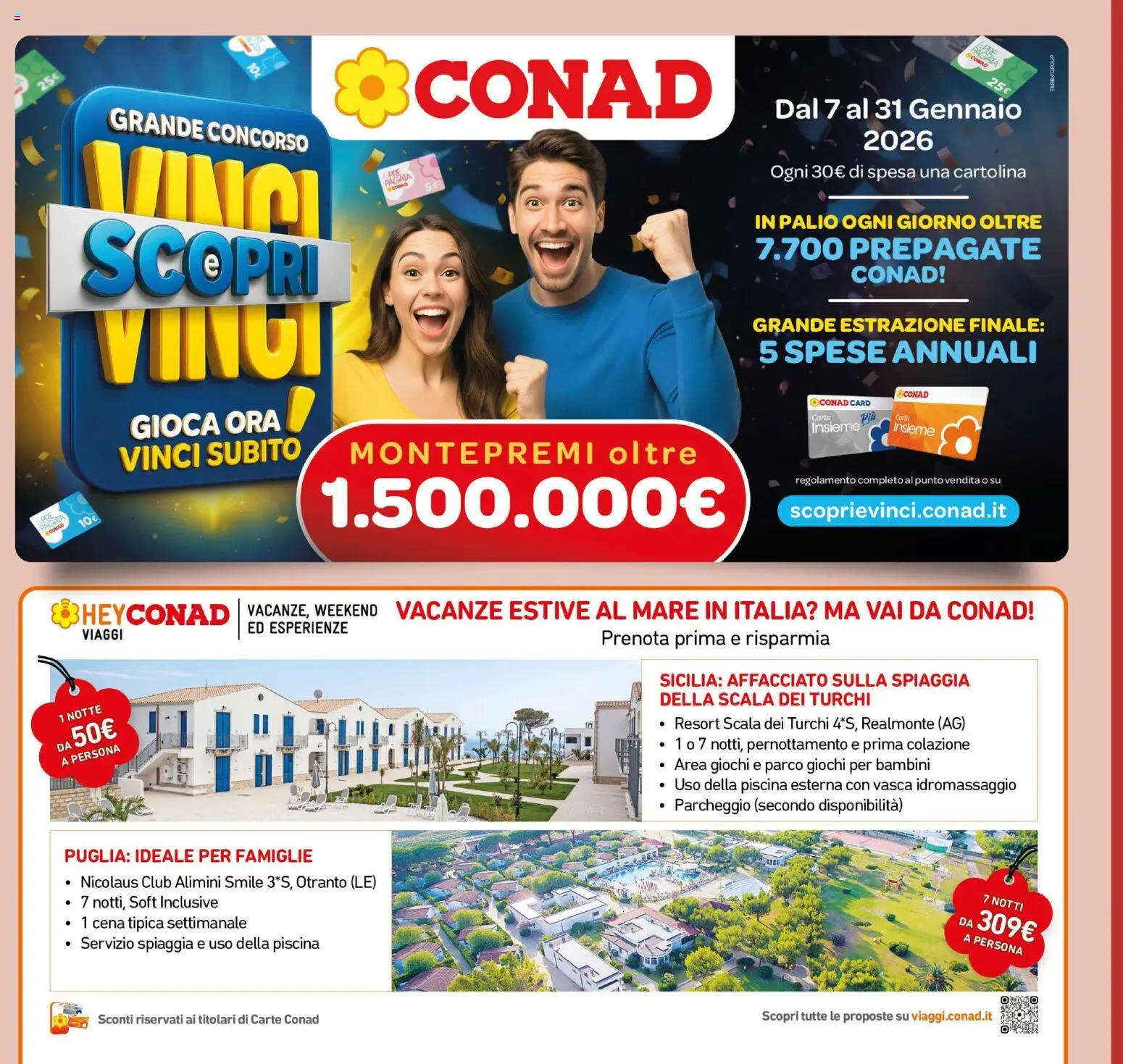 Volantino Conad del 14.01.2026 | Pagina: 7 | Prodotti: Piscina, Scala